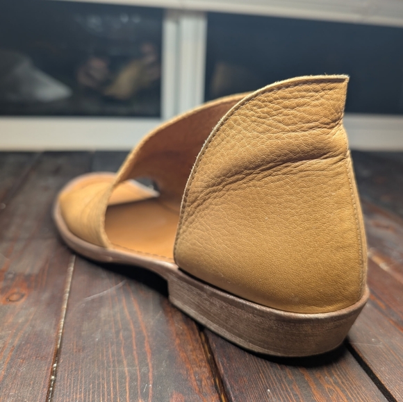 Free People Mont Blanc Asymmetrical Sandal (Women) Size 7 Tan Leather Cutout - Picture 9 of 11